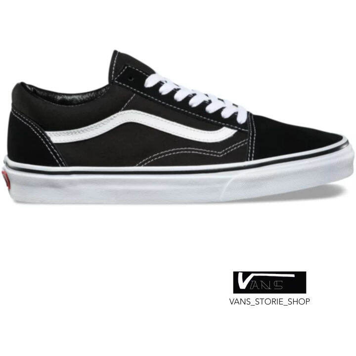 Vans Old Skool Black White Sneakers สินค้ามีประกันแท้ Th 0835