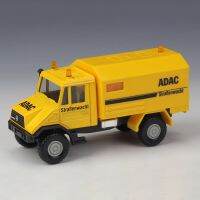 เครื่องชั่ง1:43รถเมอร์เซเดส-เบนซ์ไฟ #9620 UNIMOG ADAC Strabenwacht วิศวกรรมรถบรรทุกรถบรรทุกของขวัญของเล่นโมเดลอัลลอย