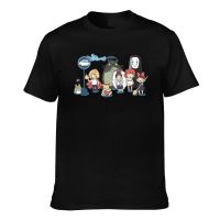 Miyazaki Hayao Spirited Away No Face Man My Neighbor Totoro Kikis Mens Short Sleeve T-Shirt