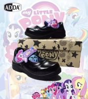 PONY BY ADDA รองเท้า นักเรียน หญิง หนังดำ