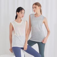 Penny Activewear เสื้อกล้าม เสื้อออกกำลังกายแบบ ซีทรู ทรงแขนเว้า ใส่สบาย เบา แห้งไว ใส่ทับบรา พร้อมส่งจากไทย AVA TANK