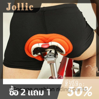 Jollic Mens 3D เบาะชุดชั้นในขี่จักรยานกางเกงขาสั้นจักรยาน Road Mountain Bike biking pants