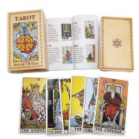 Classic Tarot Cards Oracle Deck 78 SheetsSet For Beginner English Version With Manual Mysterious Divination Card Game Playing