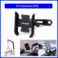 [LWF HOT]❒♕▥ For Kawasaki Z400 Z 400 Motorcycle CNC Aluminum Mobile Phone Holder GPS Navigator Rearview Mirror Handlebar Bracket Accessories