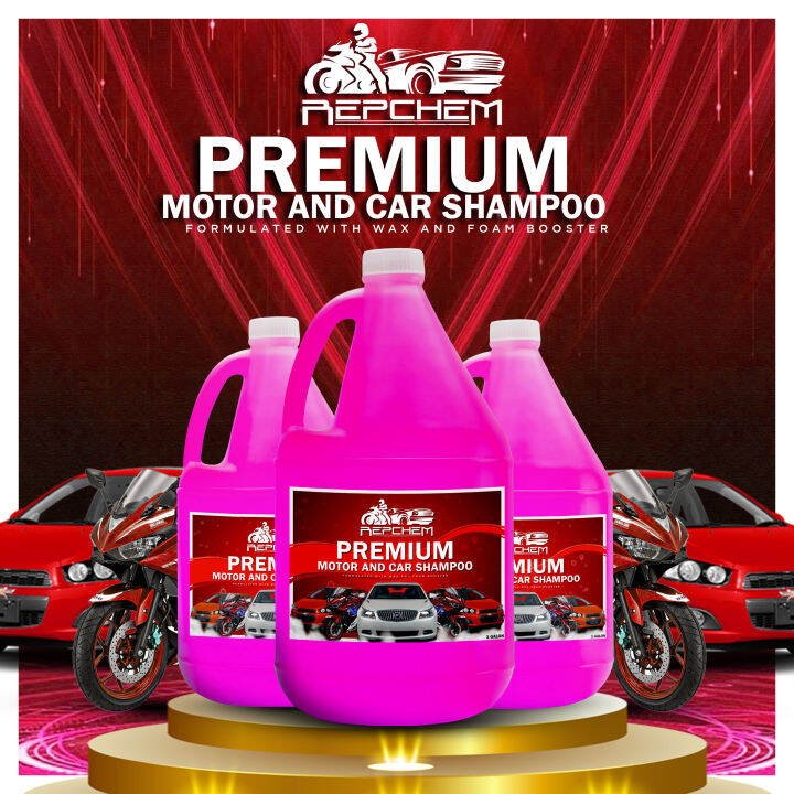 REPCHEM Premium 1 GALLON Car Shampoo with Wax and Foam Booster Lazada PH