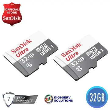 SanDisk 32GB Ultra microSDHC UHS-I/Class 10 Memory Card, Speed Up to 80MB/s  (SDSQUNS-032G) 