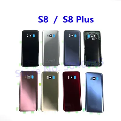 For SAMSUNG Galaxy S8 G950 SM-G950F G950FD S8 Plus S8 G955 SM-G955F G955FD Glass Back Battery Housing Cover Replacement