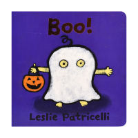 Boo! Childrens series of Halloween games dirty kids dirty kids a Maoist Leslie patricell childrens English Enlightenment picture book parent child interaction paperboard Book English original book