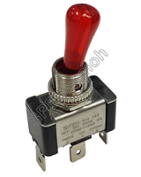 R13-423L2-01-RED สวิทช์โยก มีไฟ TAIWAN SCI (Toggle Switch) 12VDC 20A 24VDC 10A สวิทช์โยก DC สวิทช์โยกON-OFF 12VDC สวิทช์โยก เปิด-ปิด สวิทช์ก้านโยก DC 12V สวิทช์รถยนต์