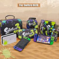 Splatoon Switch โอแอลเคสห่อหุ้มแพ็คเปลือกแข็งปกป้องโฮสต์เกม NS สำหรับอุปกรณ์เสริมสวิตช์นินเท็นโด