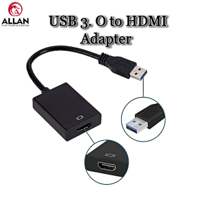 Allan USB to HDMI Adapter, USB 3.0 to HDMI Cable MultiDisplay Video