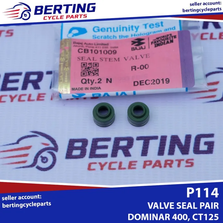 VALVE SEAL 2PCS Kawasaki CT125 Dominar 400 KTM Duke 390 RC390 Genuine