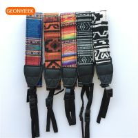 Retro Ethnic Style Camera Shoulder Neck Strap Band Multi-color Series PU Leather Vintage Adjustable Belt For Nikon Sony DSL/DSLR