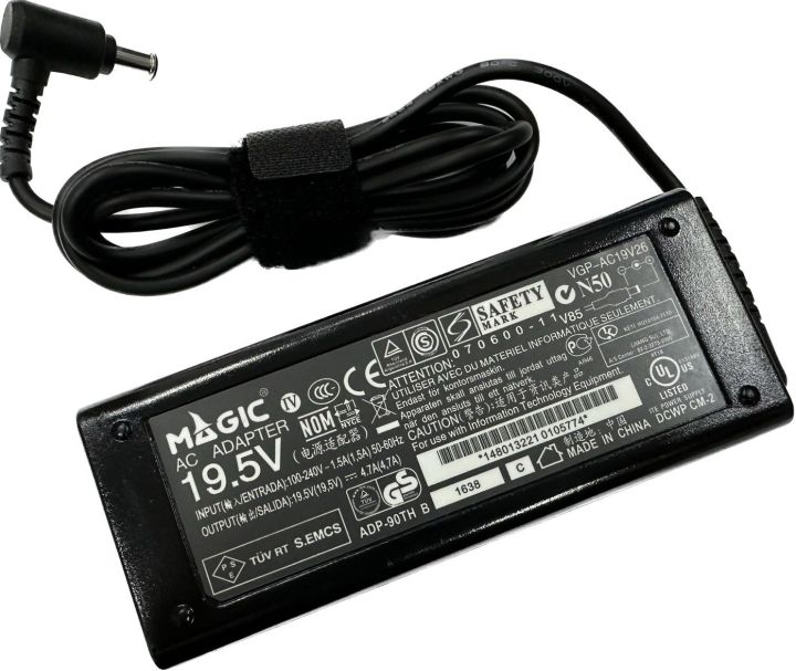 adapter-notebook-tv-lce-lcd-for-sony-19-5v-4-7a-หัว-6-0-4-4mm-oem-สินค้า-รับประกัน-1-ปี