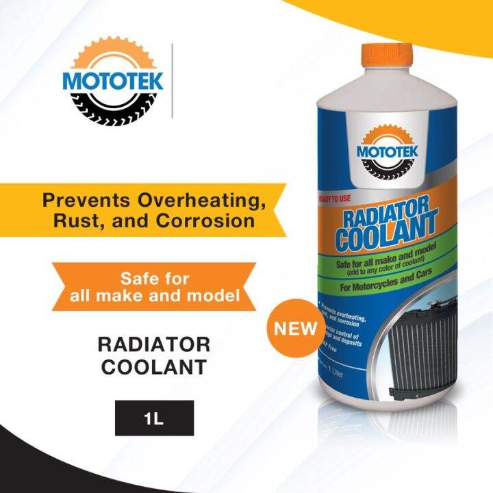 Mototek Radiator Coolant 1L Prevents Over heating, Rust & Corrosion ...