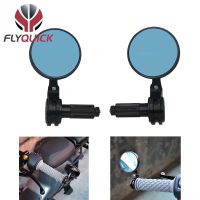 [Free ship] FLYQUICK motorcycle rearview mirror U1 electric vehicle universal handlebar reversing blue rear