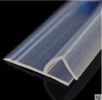 【LZ】☈  2 Meter/lot Widened F/h shape silicone rubber shower room door window glass seal strip weatherstrip for 6/8/10/12 mm glass