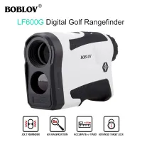 BOBLOV 650 หลาเครื่องหาระยะสำหรับการเล่นกอล์ฟพร้อม Pinsensor 6X การขยายรองรับการสั่นสะเทือนและ USB ชาร์จธงล็อคการวัดระยะทางอุปกรณ์หาพิกัด