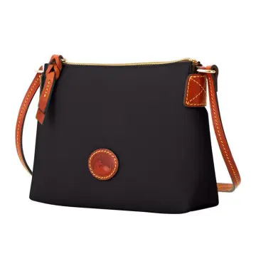 Dooney & Bourke, Bags, Dooney Bourke Womens Black Nylon Crossbody  Pouchette Bag