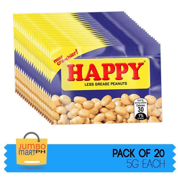 HAPPY PEANUTS REGULAR 5G X PACK OF 20 Lazada PH