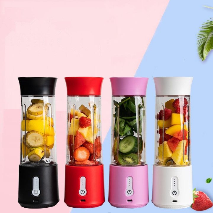 เครื่องผสมมิลค์เชค-juicer-mini-เครื่องปั่นน้ำผลไม้เครื่องปั่นไฟฟ้าแบบพกพา-usb-อเนกประสงค์ขนาด500มล-เครื่องผสม6ใบมีด-tt-ร้านค้า