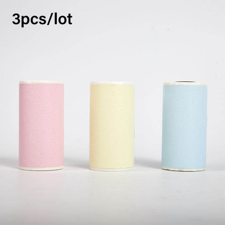 Teetlv Pcs Mini Photo Printer Printable Sticker Paper Roll Self