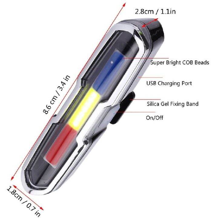 usb-rechargeable-led-bike-tail-light-red-blue-white-bicycle-rear-tail-light-waterproof-mountain-bike-safety-warning-tail-lamp