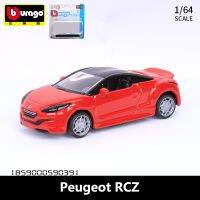 Bburago 1:64 Peugeot RCZ Alloy Model Mini Car Diecasts &amp; Kids Toys Vehicles Toy Pocket Car Decoration Gifts For Children