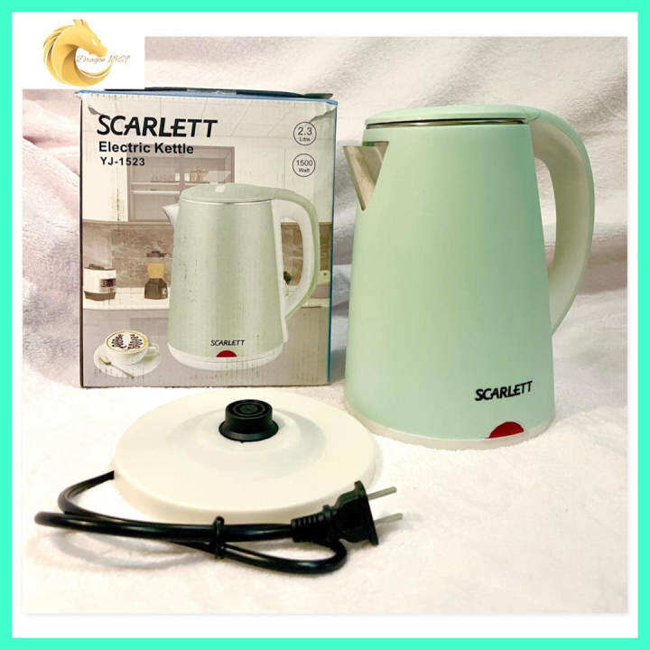 Scarlett Electric Kettle 2.3L Boil water quickly Lazada PH