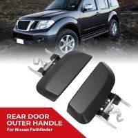 82607-EA-EA502สีดำรถด้านหลังซ้ายขวาประตูด้านนอก Handle สำหรับ Nissan Pathfinder R51 2005-2013อุปกรณ์เสริมภายนอก