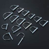 5/4/2pcs Coupler Safety Pin D-shape Steel Shaft Locking Ring Split Hitch M6 M8 M9 M9.5 M10 M12 Secure Latch Garden Industrial