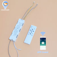 RF 2.4G Remote palette drive phone APP control LED driver (20-40W)X4 (40-60W)X4 lighting transformer for dual colors LED