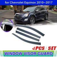 Windows Visor for Chevrolet Equinox 2010~2017 2011 2012 Door Smoke Deflector Guards Cover Awnings Sun Rain Eyebrow Accessories