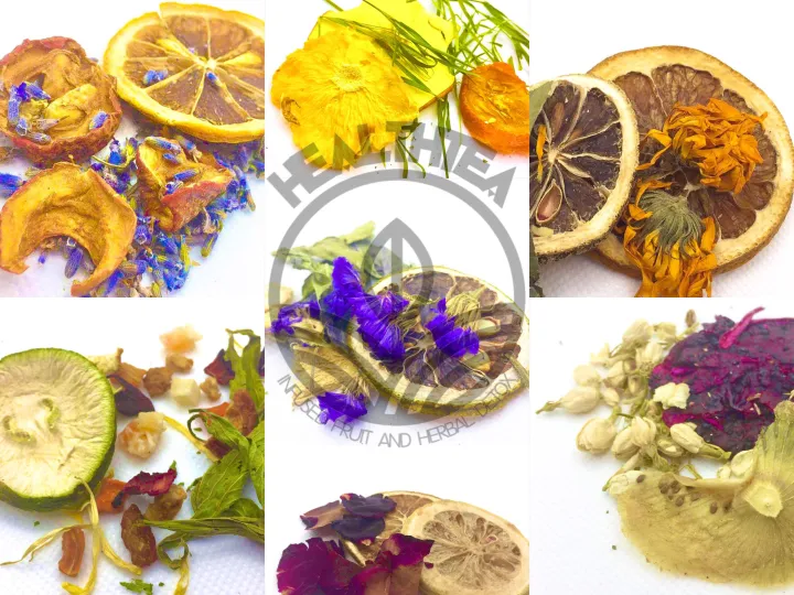 HealthTea Infused Fruit and Herbal Detox Tea Detox Dried Fruit Infused