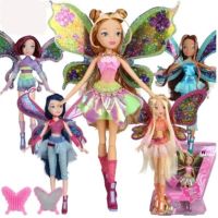 Believix Fairy Lovix Fairy Rainbow Colorful Girl Doll Action Figures Fairy Bloom Dolls with Classic Toys for Girl Gift