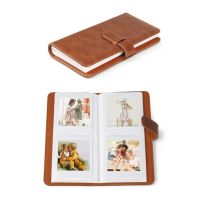 Retro PU Photo Album 80 Pockets Fit For Instax Square Film For Fujifilm SQ1 SQ6 SQ20 SQ10 SP3 Household Photos Collection Album  Photo Albums