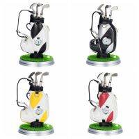 3pcs Portable Golf Ballpoint Pen Holder Mini Golf Pen Desk Clocks and watches Accessories &amp; School Supplies Decor Golf Gift