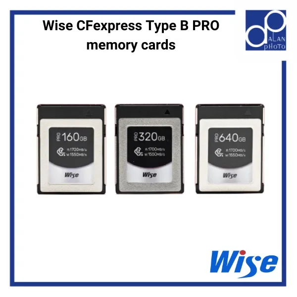 Wise CFexpress Type B カード CFX-B PROシリーズ 640GB メモリーカード