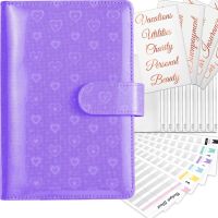 A6 Budget Binder Notebook with Zipper Cash Envelopes for BudgetingMoney Bill Organizer for CashBudget Planner for Saving Money