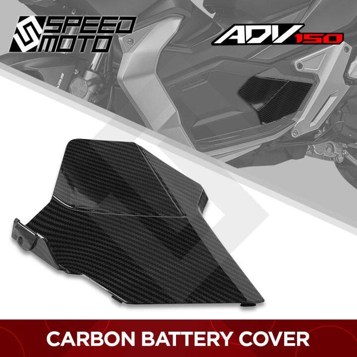 【factory Outlet】 Speedmoto Honda Adv 150 Battery Carbon Cover Made In