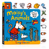 Mouse Bobo animal cognition abnormity paperboard Book English original picture book maisy S animals Liao Caixing book list recommends childrens natural cognition of animal words enlightenment learning parent-child reading cardboard book label design