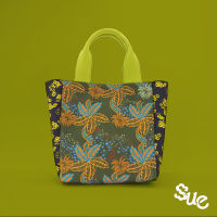 Sue.loveseveryday Mini Hopping Bag - กระเป๋าถือพร้อมสายสะพายไซส์ 20x22 cm. ลาย Under The Shade