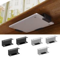 ❈ Laptop Rack Under Desk Under Desk Holder Shelf Rack Storage Bracket Protective Tray Organizer Bracket With Screws For Cable Box