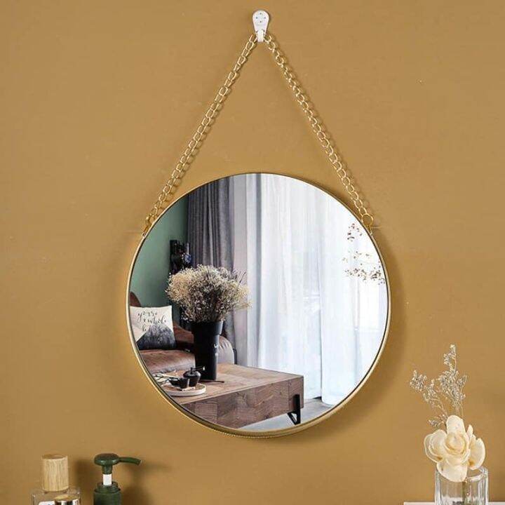 Gold Color Round Wall Mirror Vanity Mirror Wall Circle Mirror for