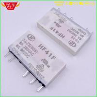 10Pcs 41F HF41F INDUSTRIAL RELAY SUBMINIATURE POWER RELAY HF41F-24-ZS HF41F-12-ZS HF41F-5-ZS HF41F 24V 12V 5V ZS 5PIN