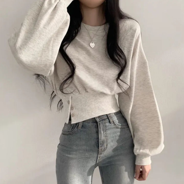 Lazada crop sale top hoodie