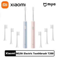 เหมาะสำหรับ Xiaomi แปรงสีฟันไฟฟ้าพลังคลื่นเสียงแปรงฟันอัจฉริยะระบบสั่นอัลตราโซนิกฟอกสีฟัน T200ชุดแปรงสีฟันกันน้ำ