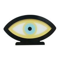 Blue Evil Eyes Figurine Blue Tabletop Table Decor for Home Good Luck and Protection Eye Decor for Party Game Room Living Room Bedroom competent