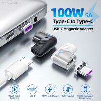 Fadads 100W USB อะแดปเตอร์แม่เหล็กตัวเมียเป็น Type-C ตัวผู้แปลงสำหรับ MacBook คอนเนคเตอร์โน้ตบุ๊กแท็บเล็ต