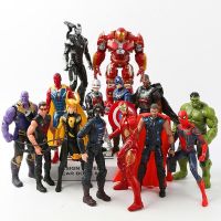 Marvel Avengers 3 Anime figure Black Panther SpiderMan Models Ironman hulk thor Action Figures Toys Christmas Gifts For Kids